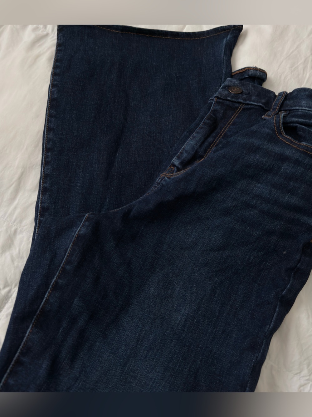 AE curvy super high waisted flare size 8 x-short